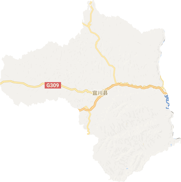 宜川县电子地图