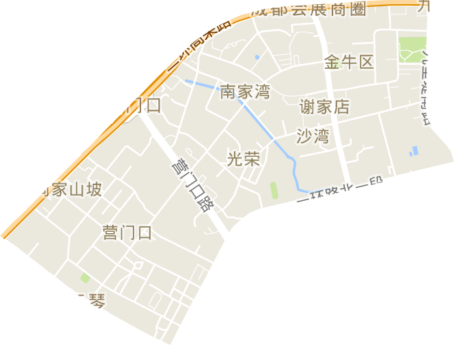 抚琴街道电子地图