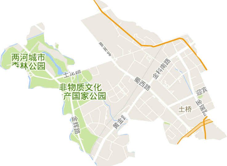金泉街道电子地图