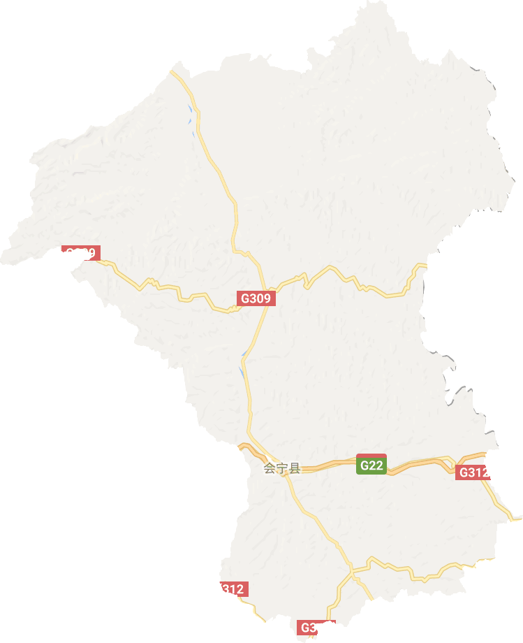 会宁县电子地图