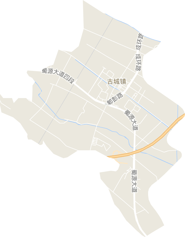 古城镇电子地图