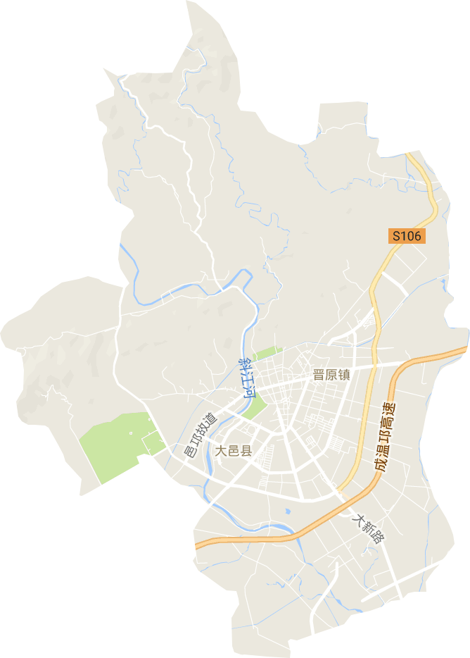 晋原镇电子地图