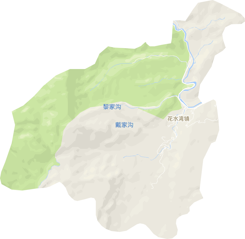花水湾镇电子地图