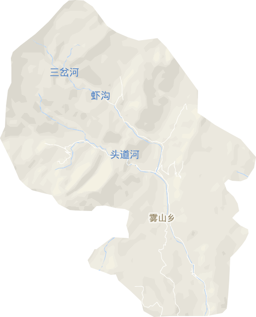 雾山乡电子地图