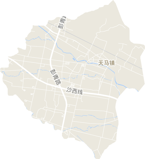 天马镇电子地图