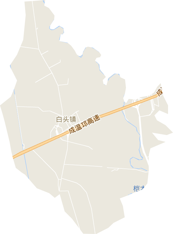 白头镇电子地图