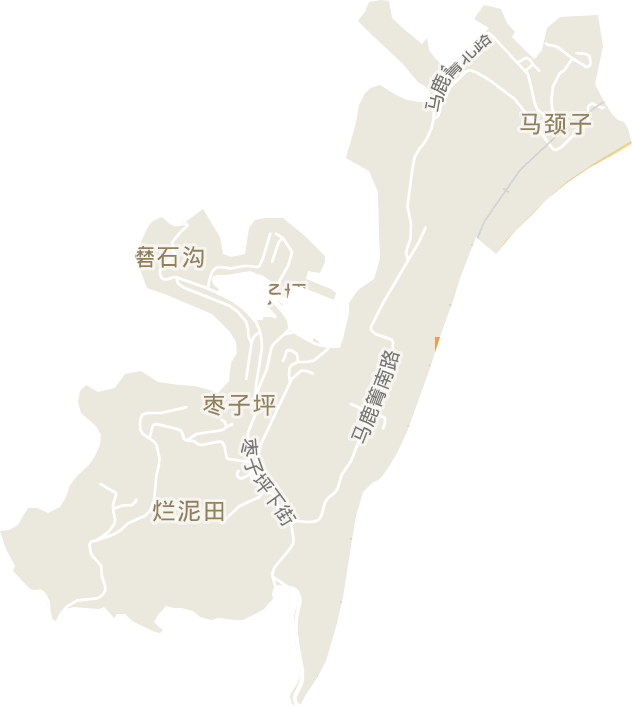 枣子坪街道电子地图