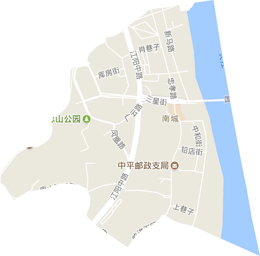 南城街道电子地图