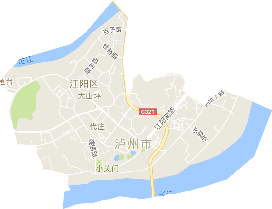 大山坪街道电子地图