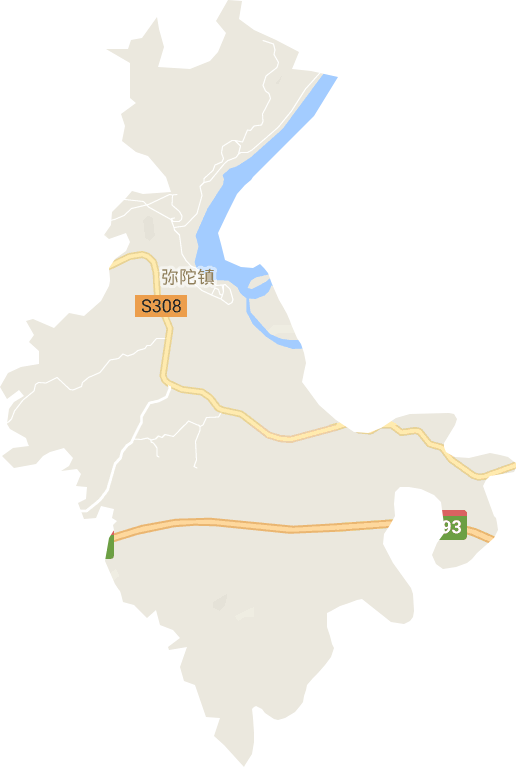 弥陀镇电子地图