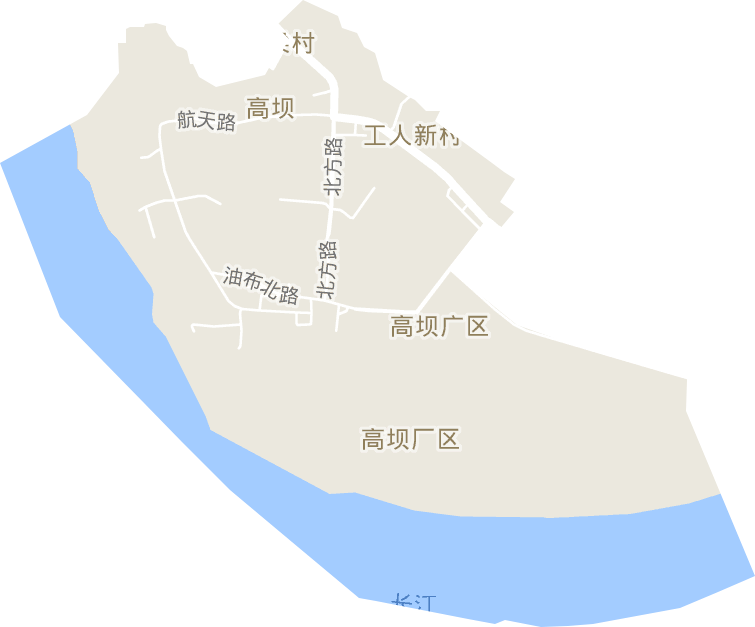 高坝街道电子地图