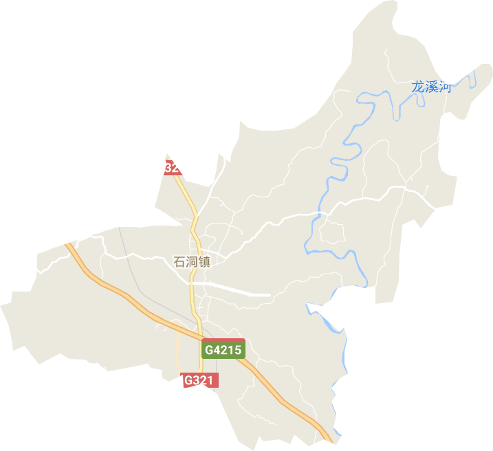 石洞镇电子地图