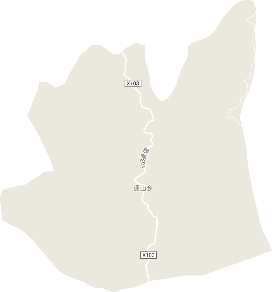 通山乡电子地图
