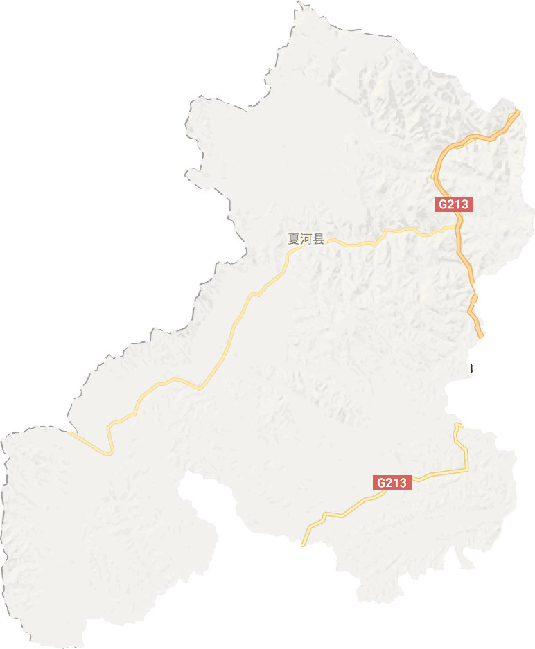 夏河县电子地图