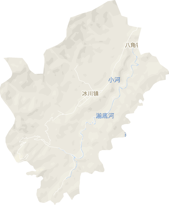 冰川镇电子地图