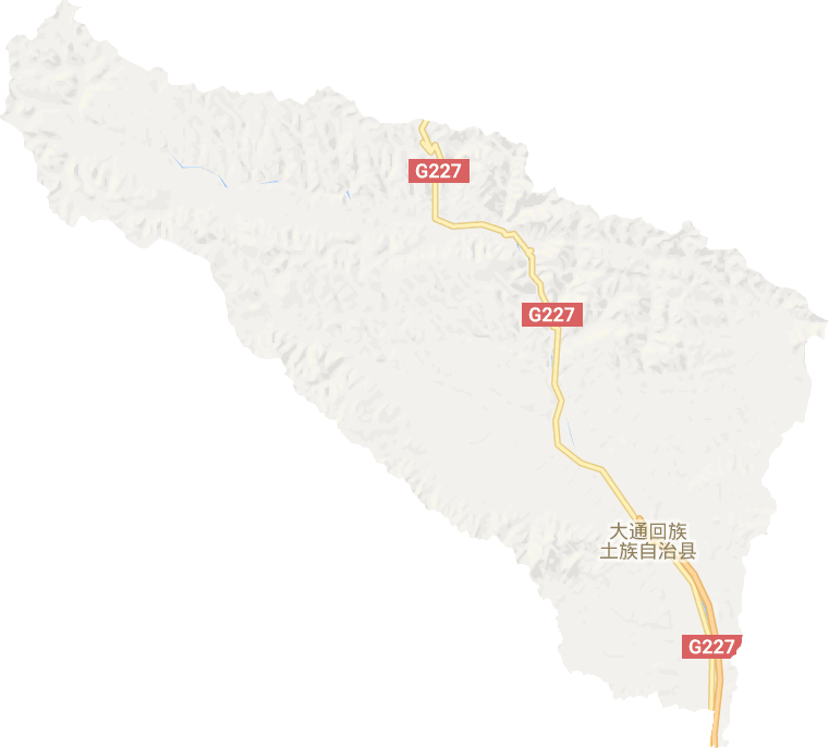 大通回族土族自治县电子地图