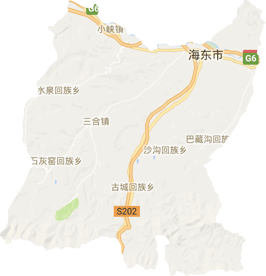 平安区电子地图