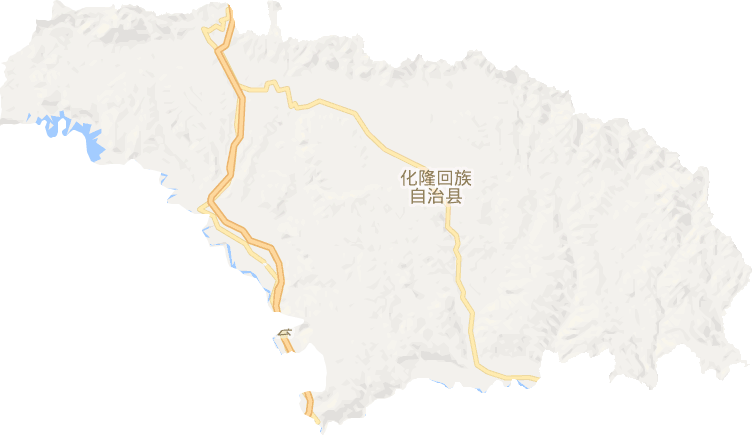 化隆回族自治县电子地图