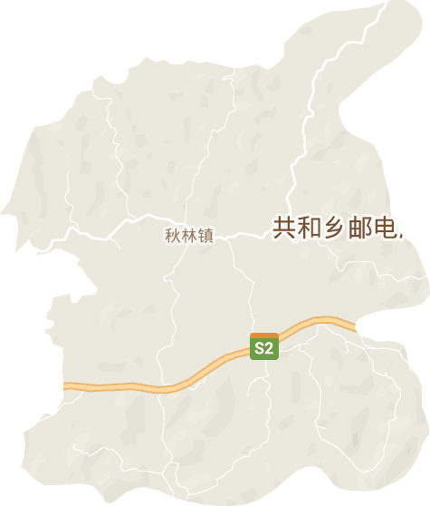 秋林镇电子地图