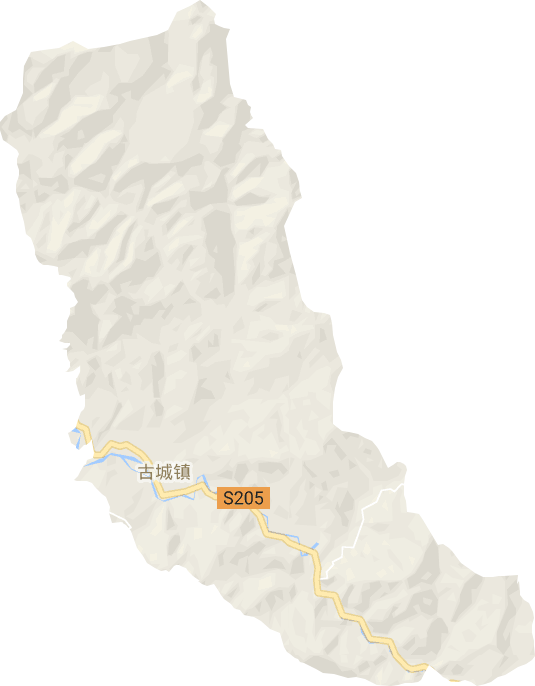古城镇电子地图