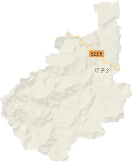 坝子乡电子地图