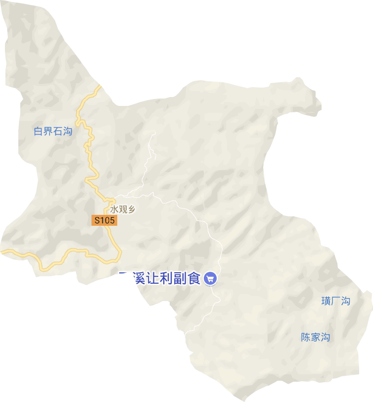 水观乡电子地图