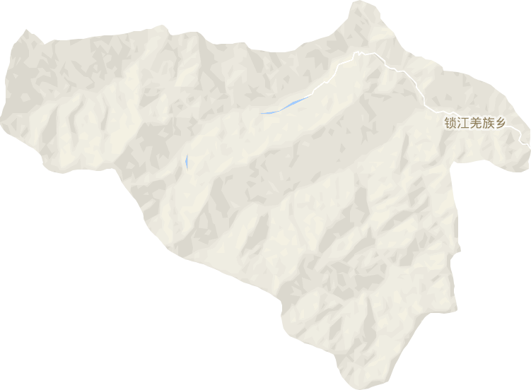 锁江羌族乡电子地图