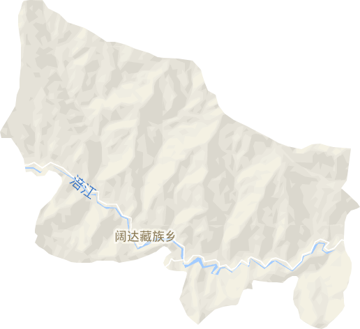 阔达藏族乡电子地图