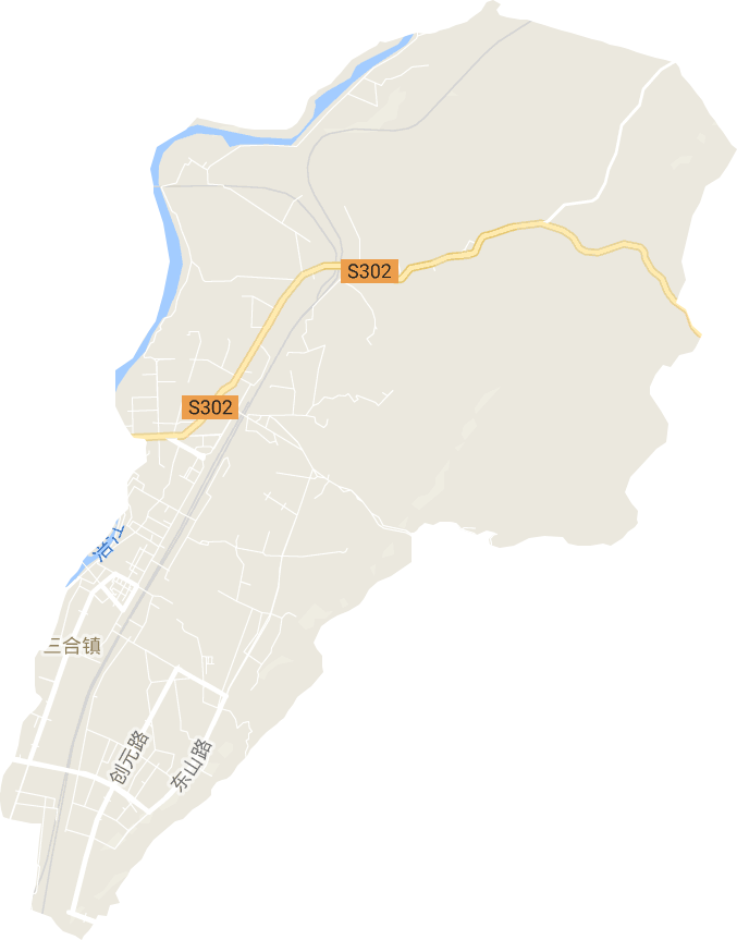 三合镇电子地图