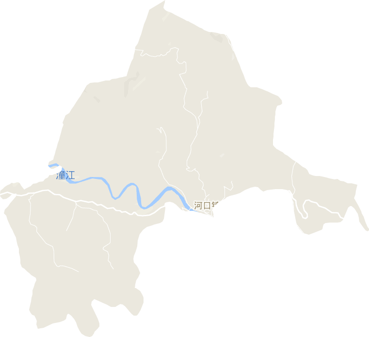 河口镇电子地图