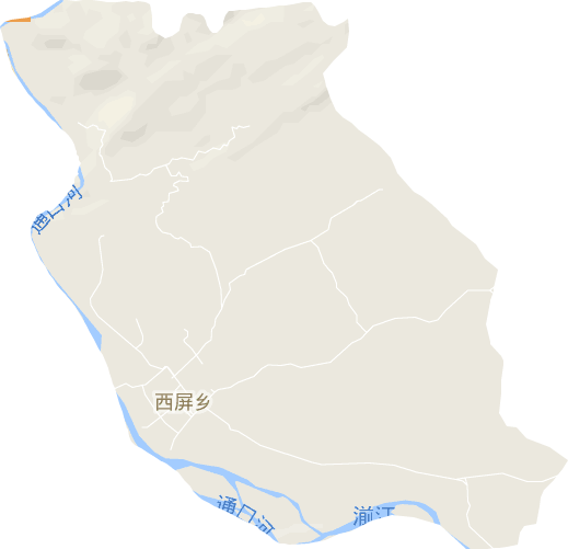西屏乡电子地图