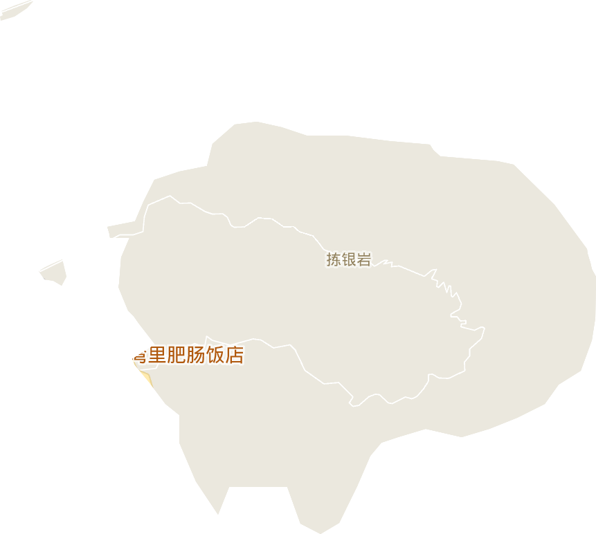 拣银岩社区街道电子地图