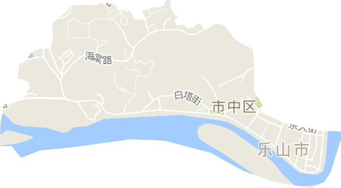 泊水街街道电子地图