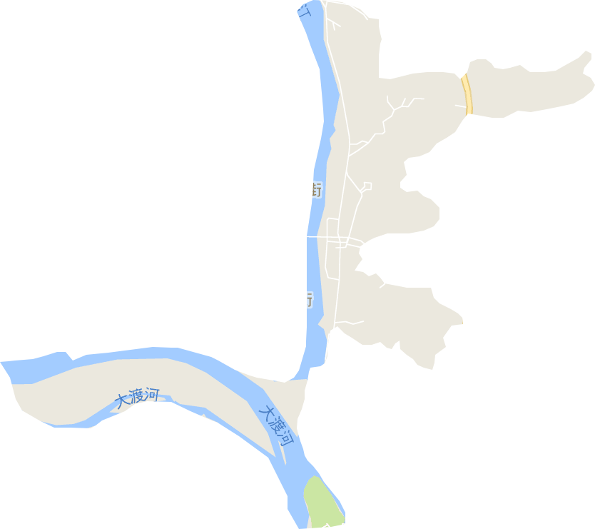 大佛街道电子地图