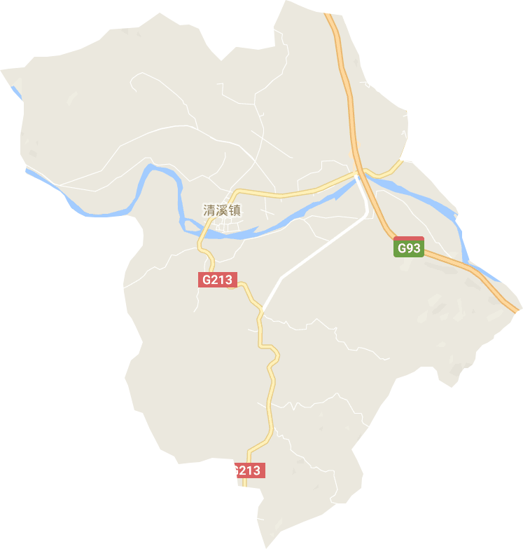 清溪镇电子地图