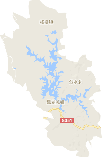 黑龙滩镇电子地图