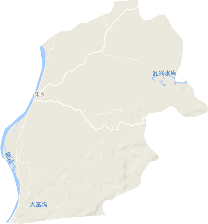 白果乡电子地图