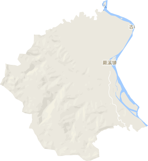 蕨溪镇电子地图