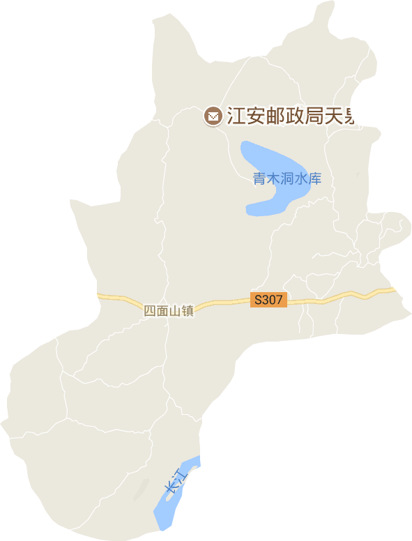 四面山镇电子地图