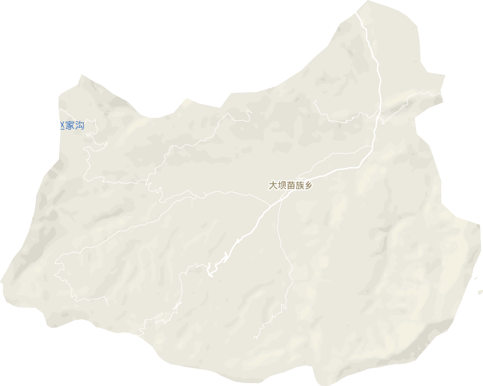 大坝苗族乡电子地图