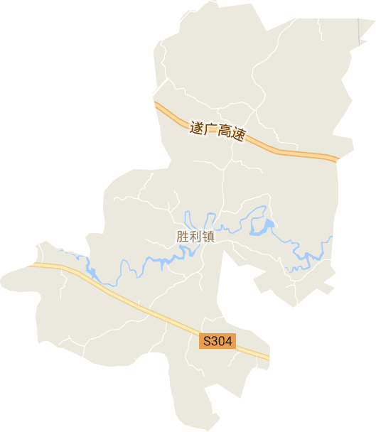 胜利镇电子地图