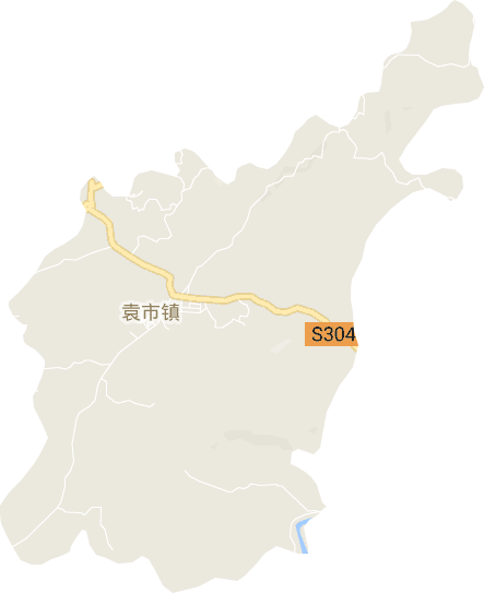 袁市镇电子地图