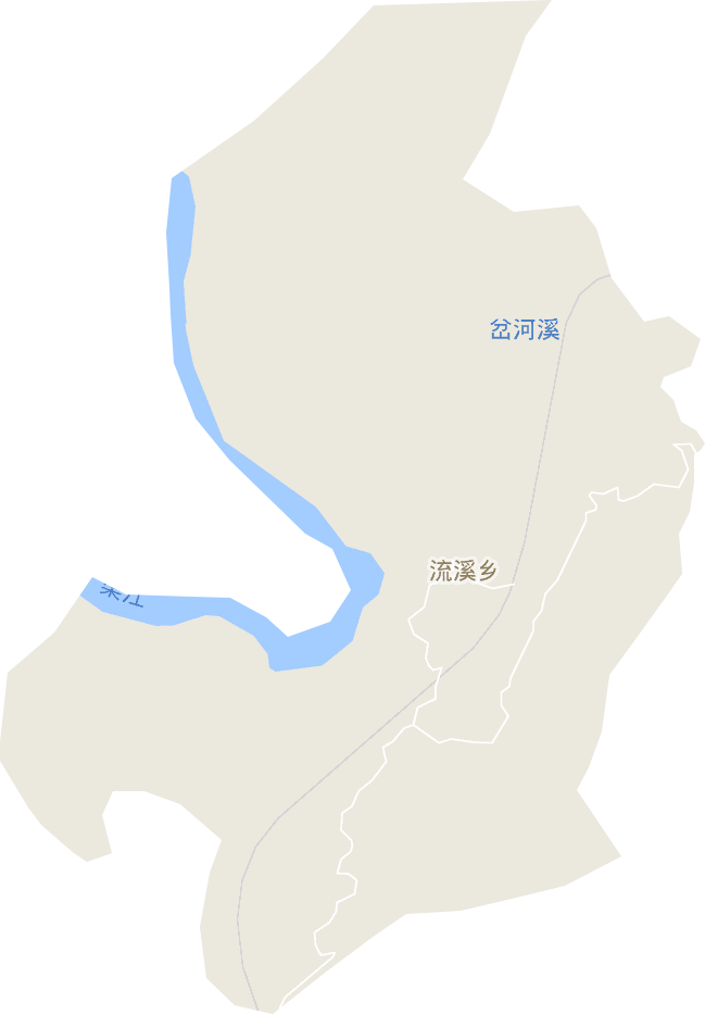 流溪乡电子地图