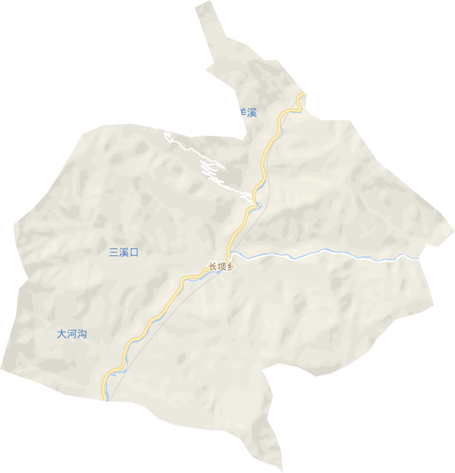 长坝乡电子地图