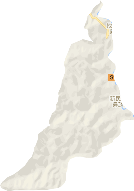 新民藏族彝族乡电子地图