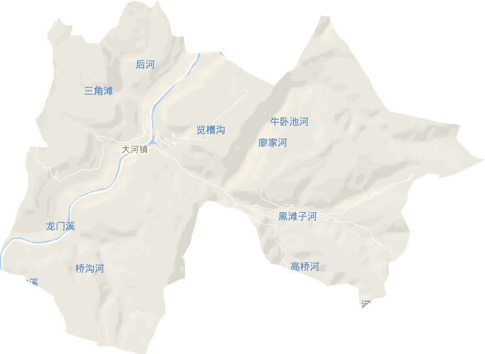 大河镇电子地图
