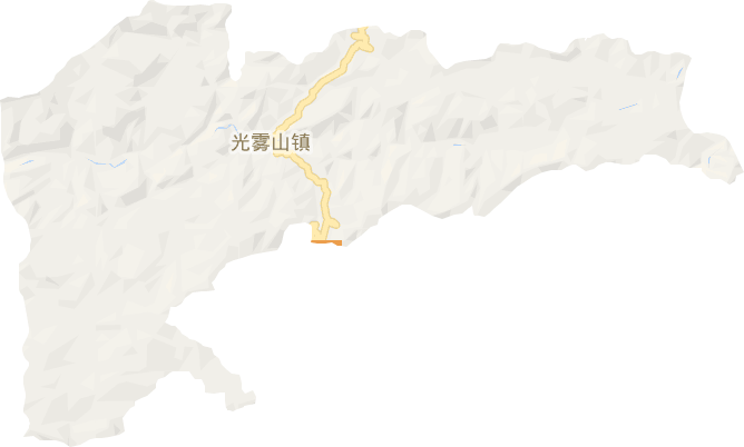 光雾山镇电子地图