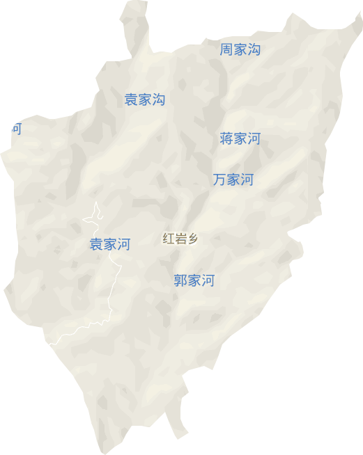红岩乡电子地图
