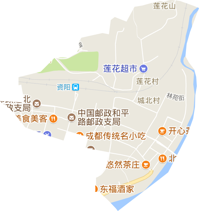 莲花街道电子地图