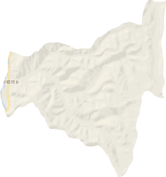 甲根坝乡电子地图